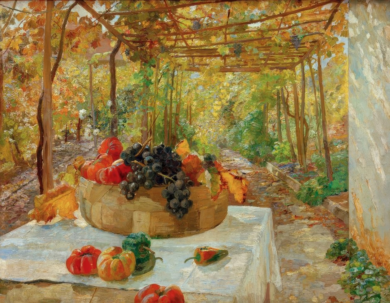 In der Pergola von Marie Egner