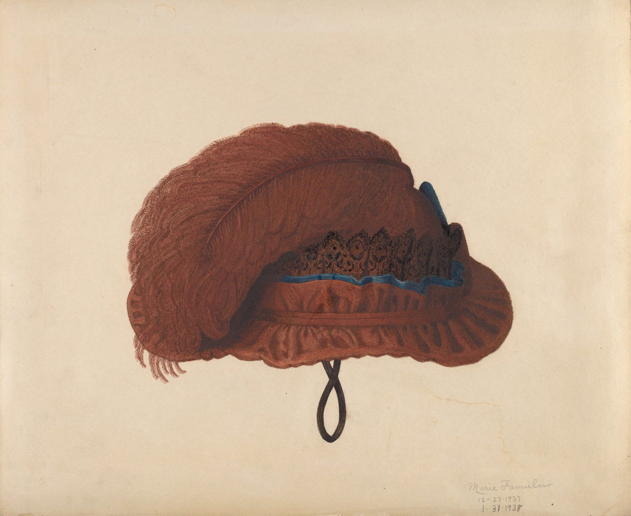 Hut, 1937 von Marie Famularo