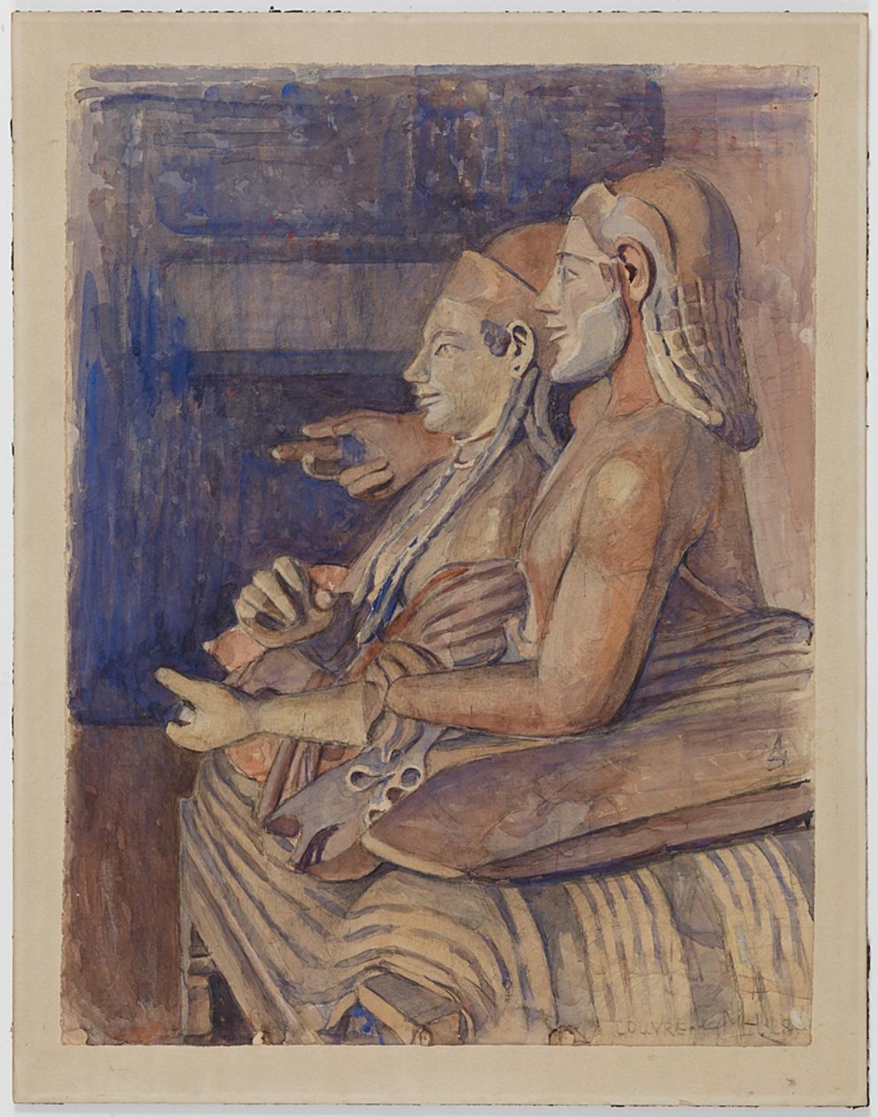 Etruskischer Sarkophag im Louvre von Marie Henriques