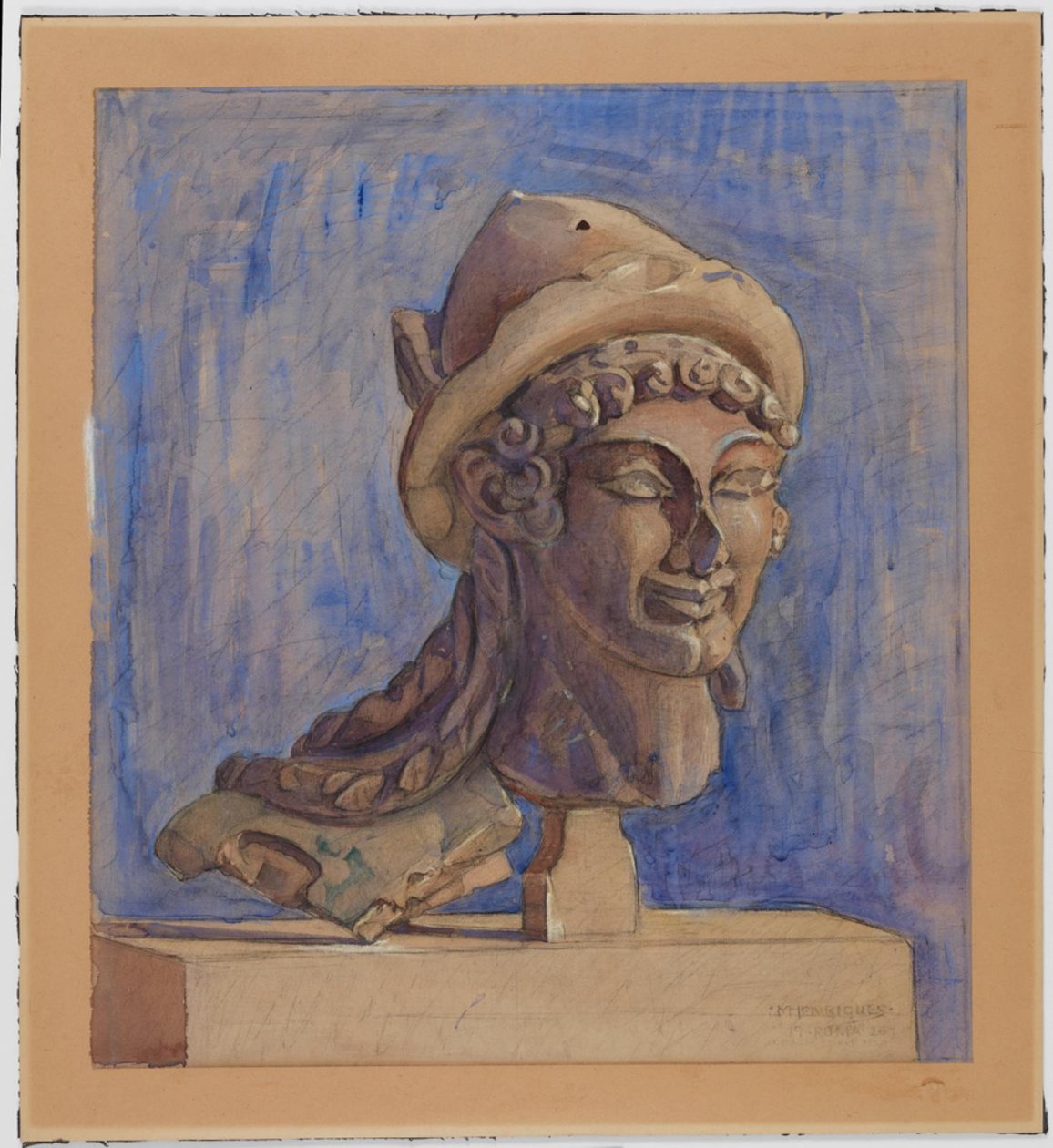 Hermes Kopf aus Veji von Marie Henriques