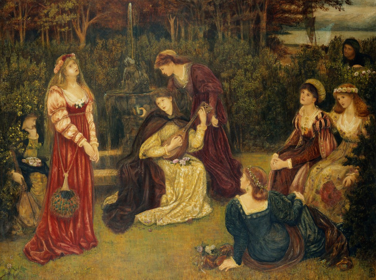 Fiammetta singt von Marie Spartali Stillman