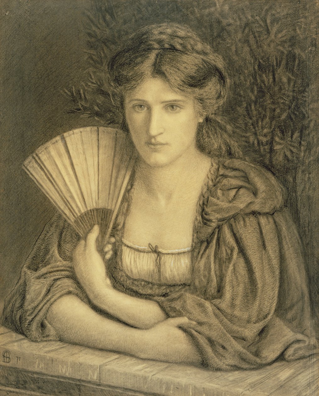 Selbstporträt von Marie Spartali Stillman