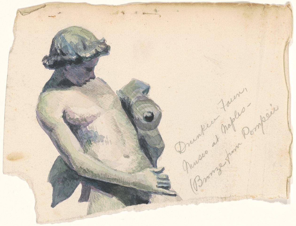 Betrunkener Faun, Museo in Neapel von Marietta Minnigerode Andrews