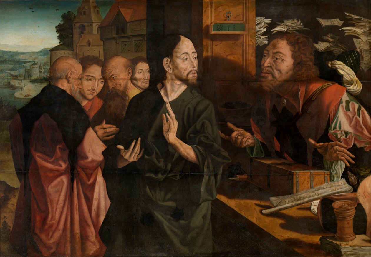 Berufung des Matthäus von Marinus van Reymerswaele