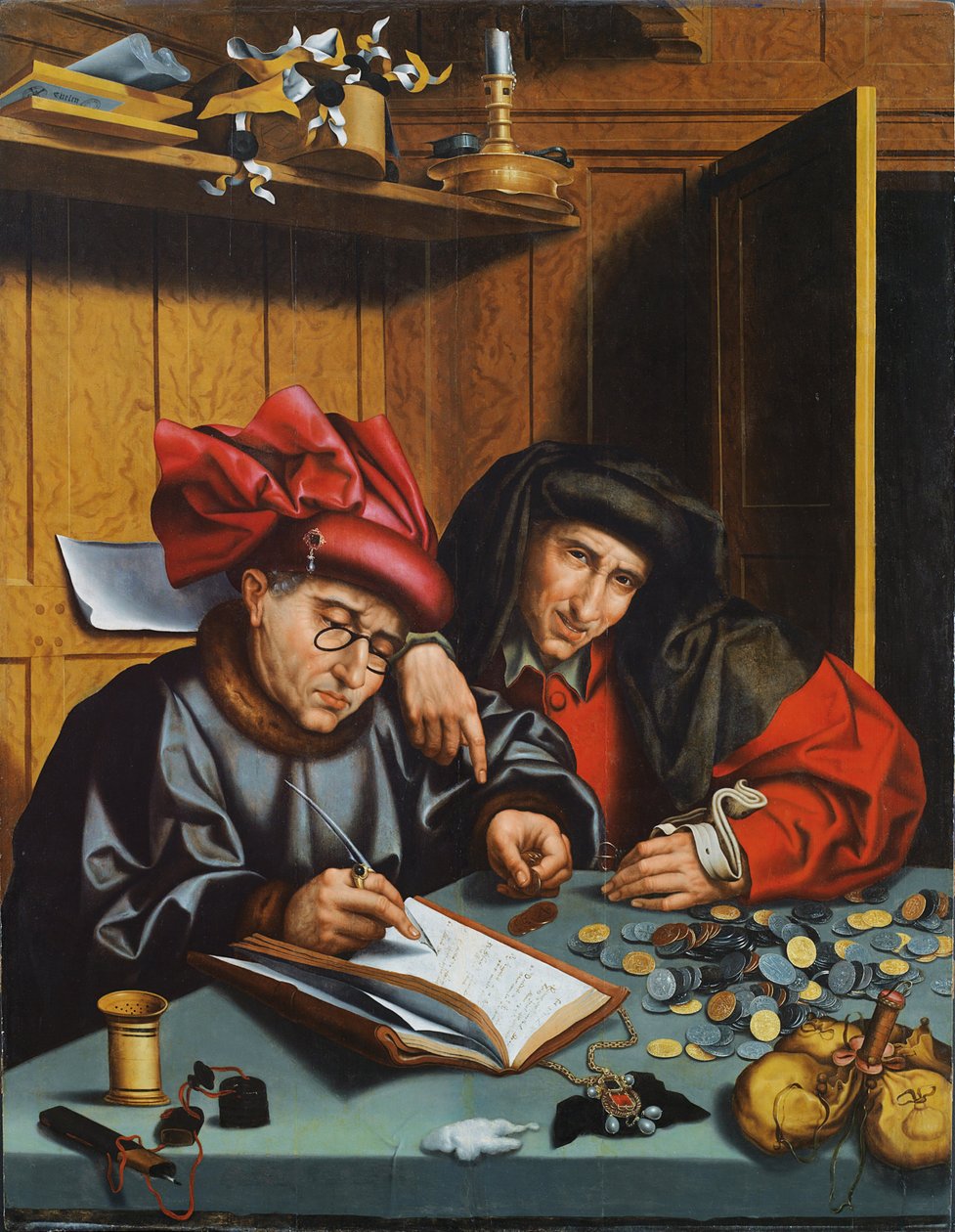 Die Geldwechsler von Marinus van Reymerswaele