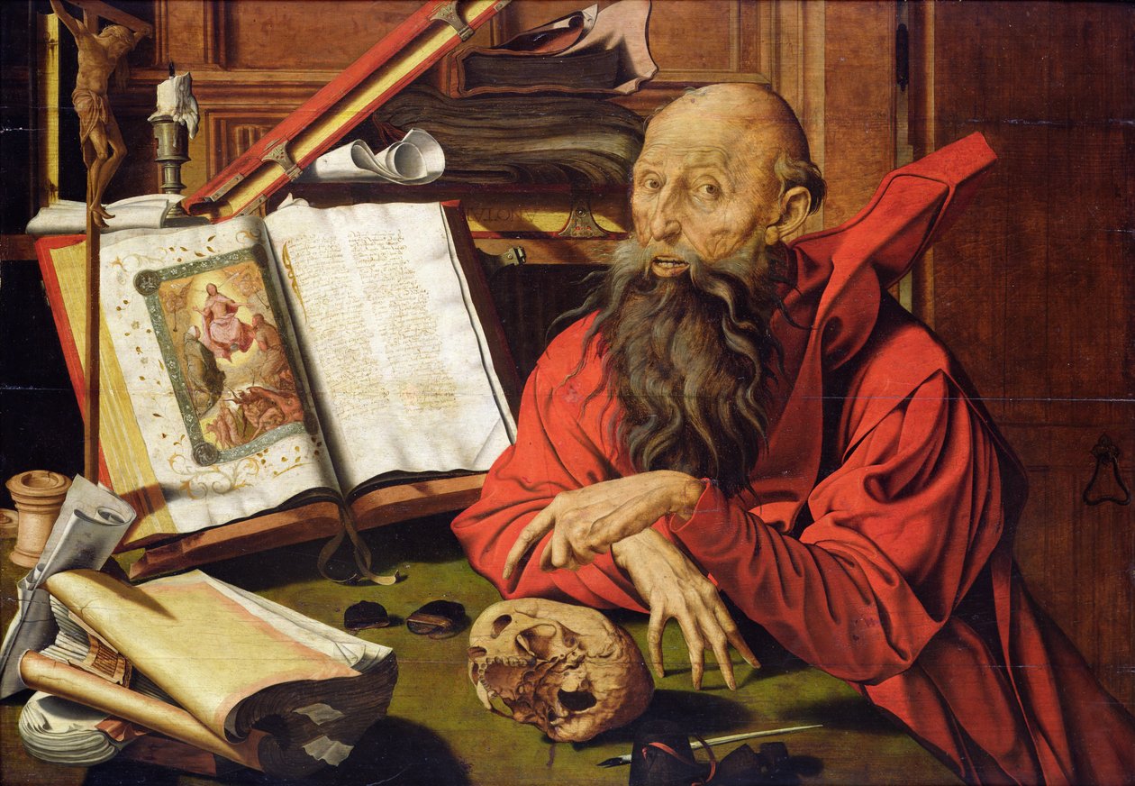 St. Hieronymus in Meditation von Marinus van Roejmerswaelen