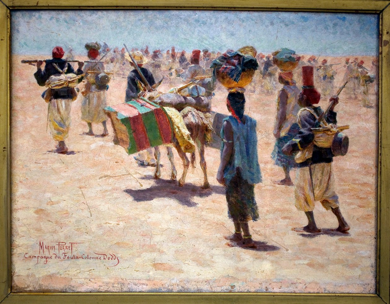 Die senegalesischen Schützen, ca. 1890 von Marius Perret