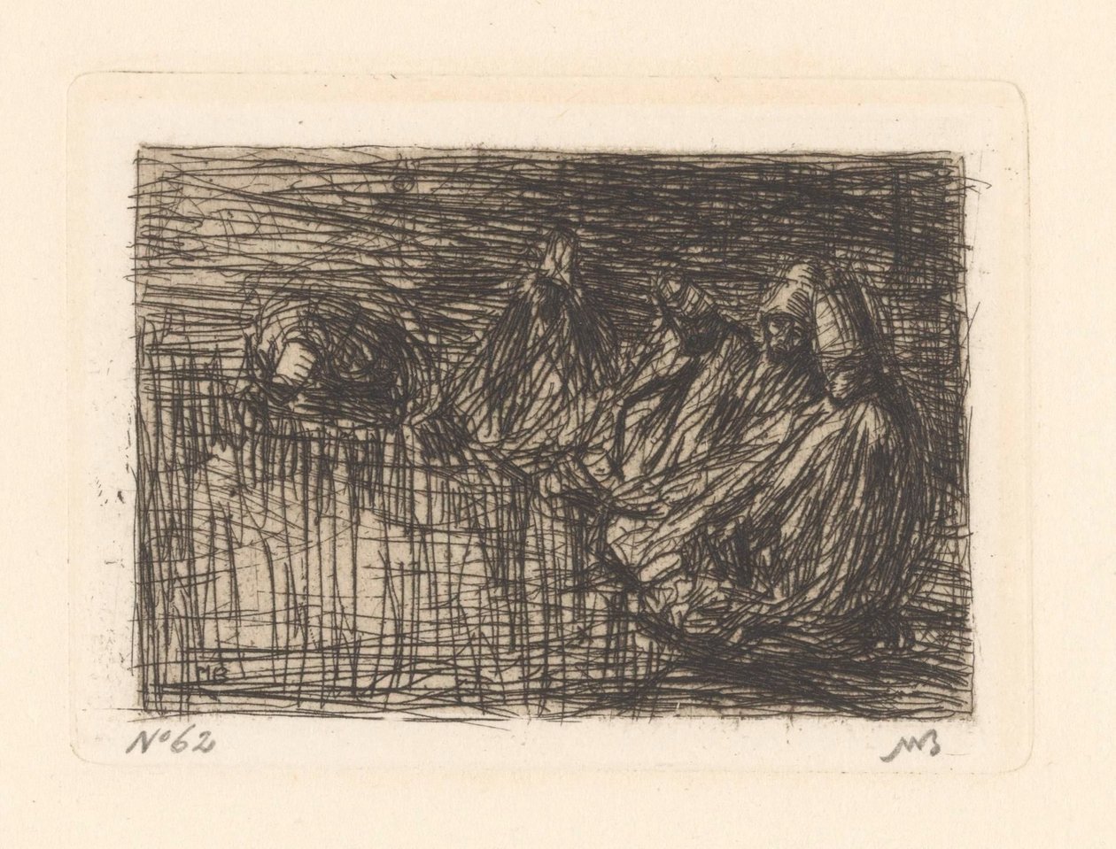 Derwische von Marius Bauer (signed by artist)