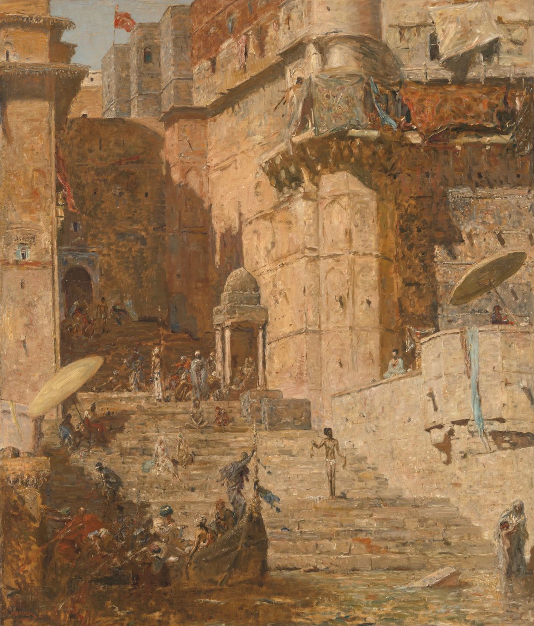 Benares, 1913 von Marius Bauer