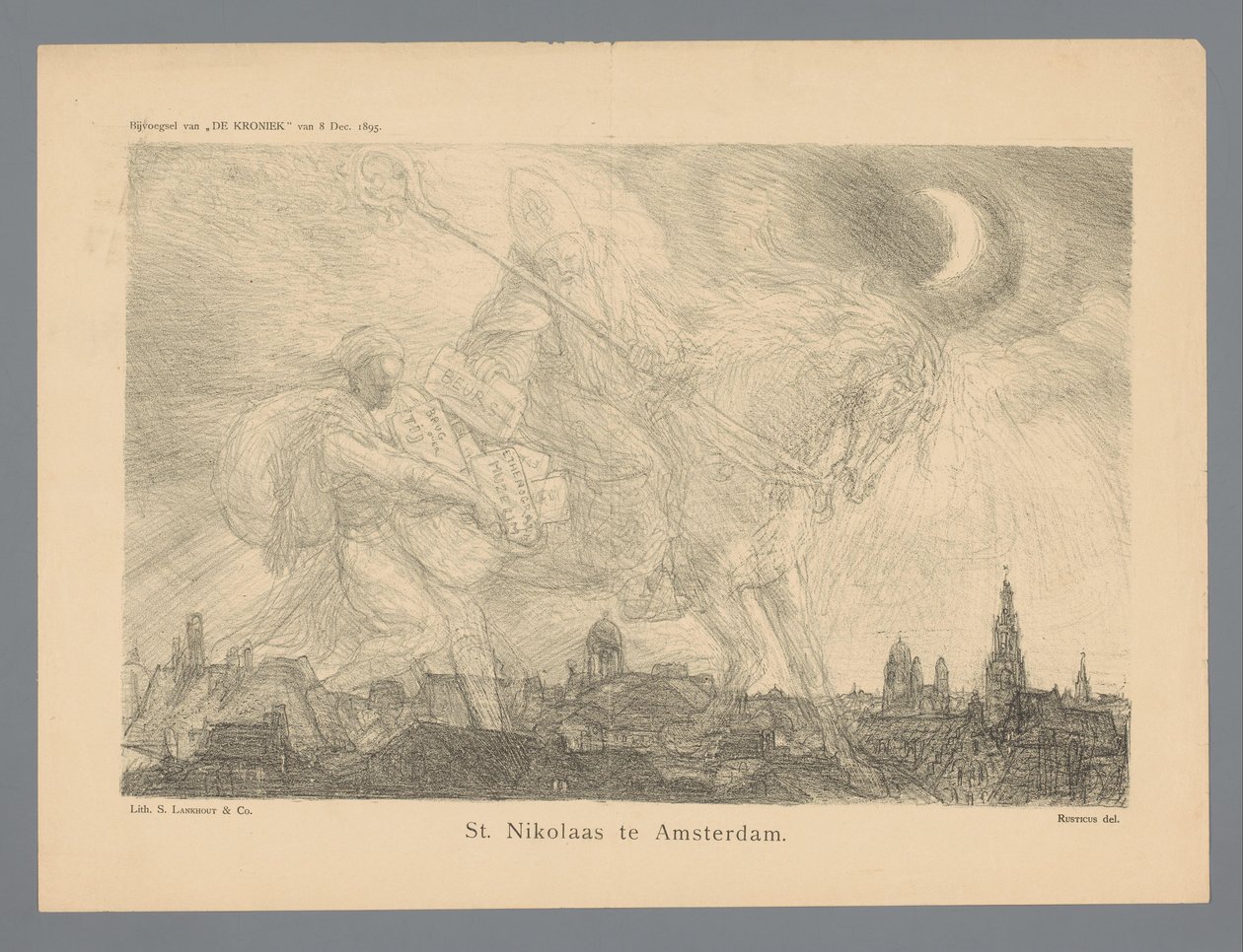 St. Nikolaas in Amsterdam von Marius Bauer