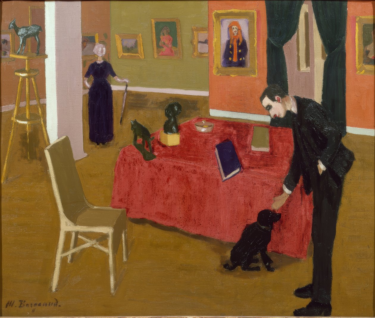 Galerie-Interieur von Marius Borgeaud