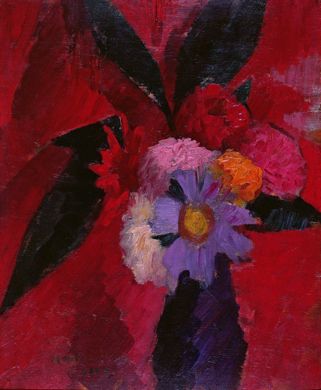 Blumen, 1917 von Mark Gertler