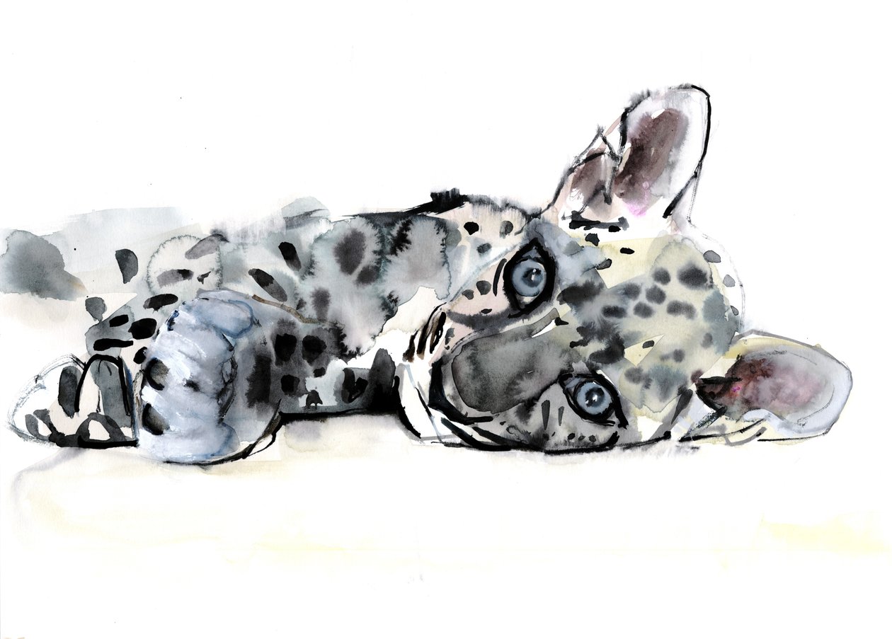 Arabischer Leopardenjunges, 2008 von Mark Adlington