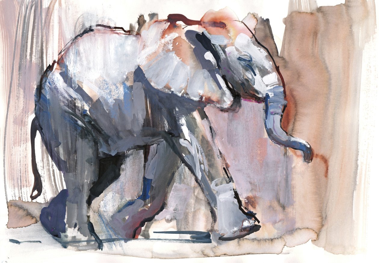 Babyelefant, 2012 von Mark Adlington