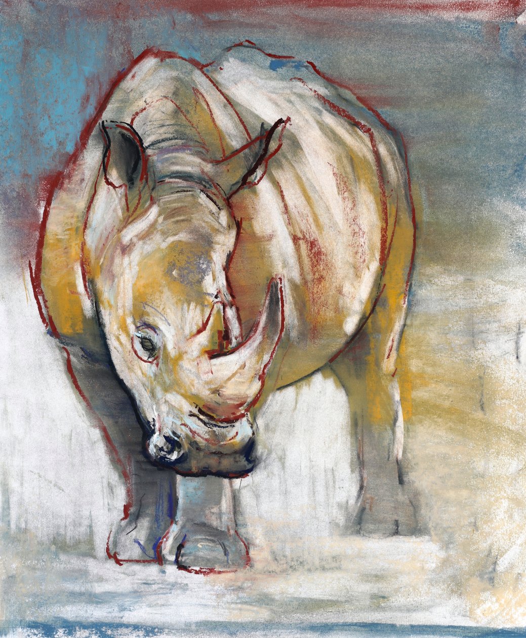 Weißes Nashorn, Ol Pejeta, 2018 von Mark Adlington