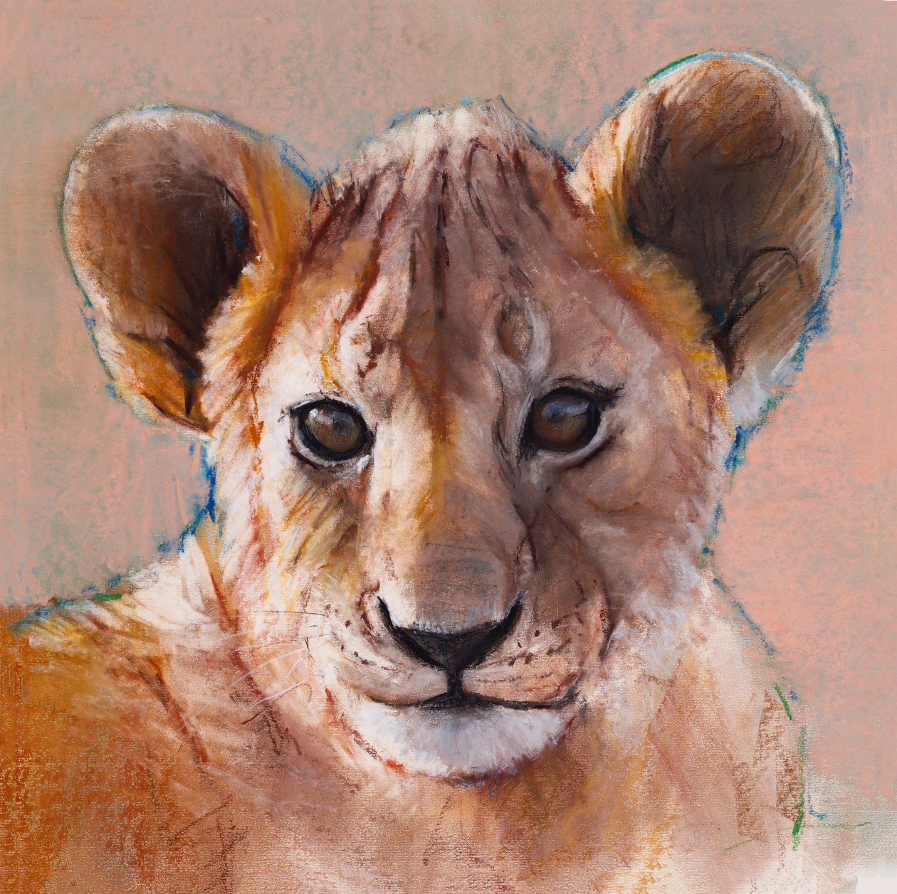 Jüngstes Junges, Masai Mara, 2019 von Mark Adlington