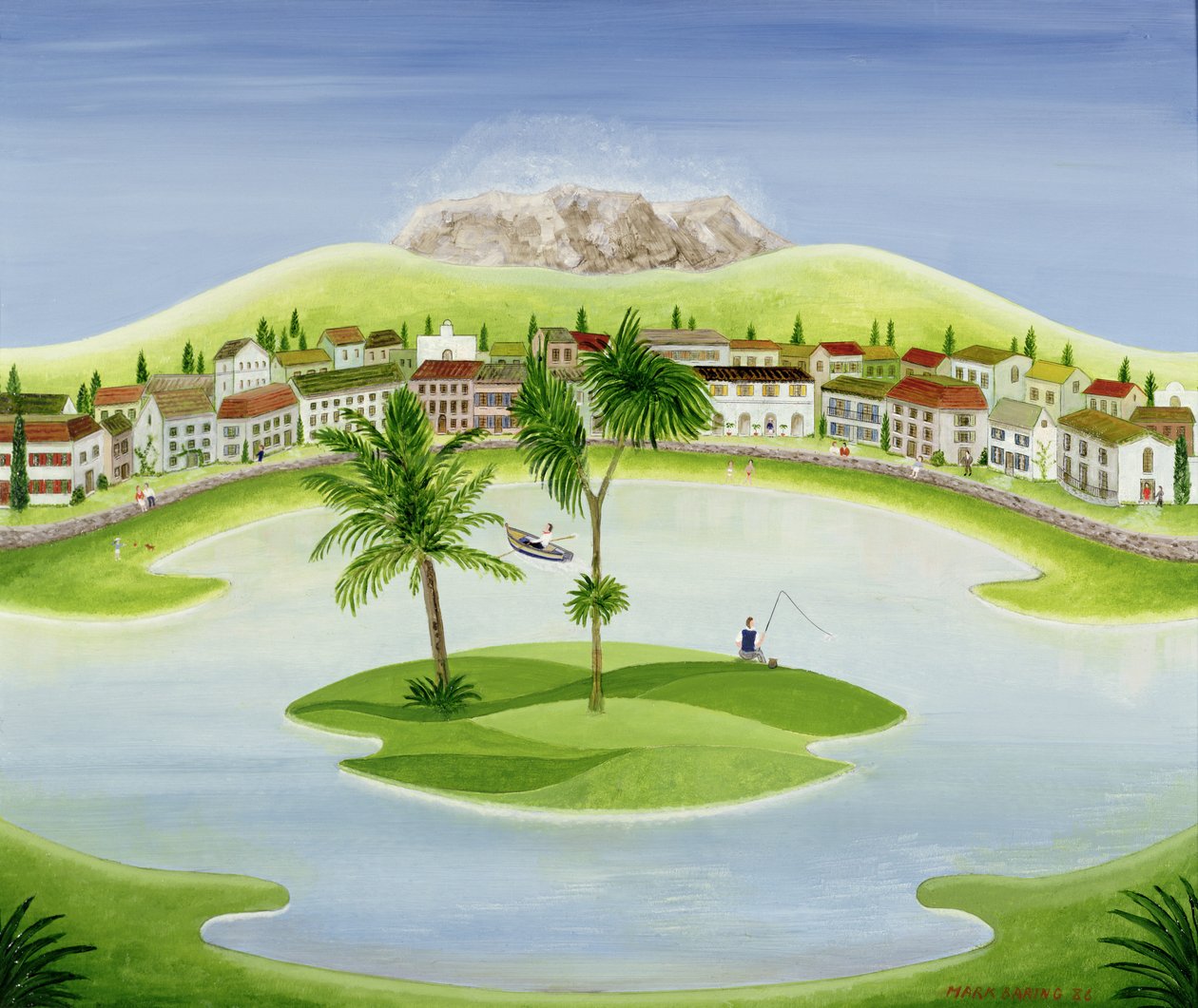 Angeln von meiner Insel von Mark Baring