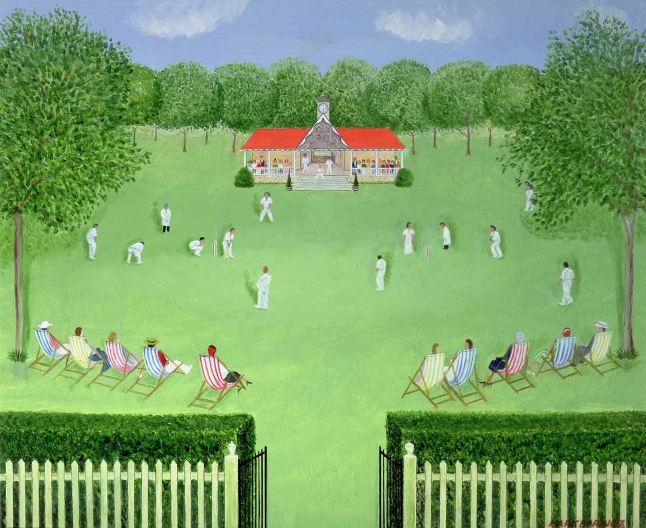 Das Cricketspiel von Mark Baring