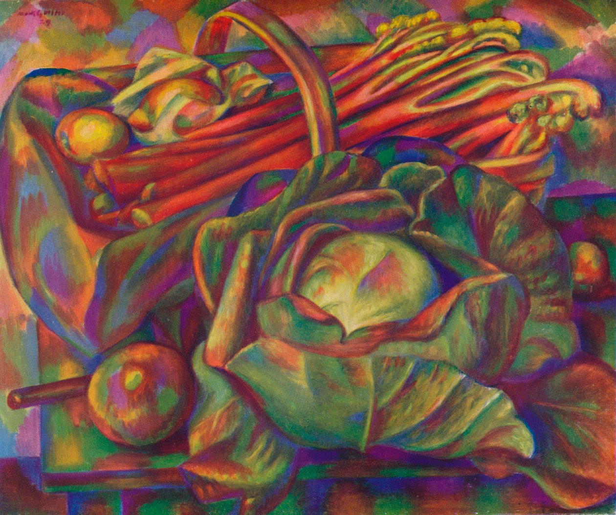 Kohl und Rhabarber Savoy Grün von Mark Gertler