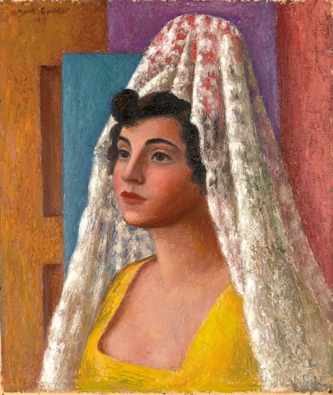 Porträt von Dorothy Morland von Mark Gertler