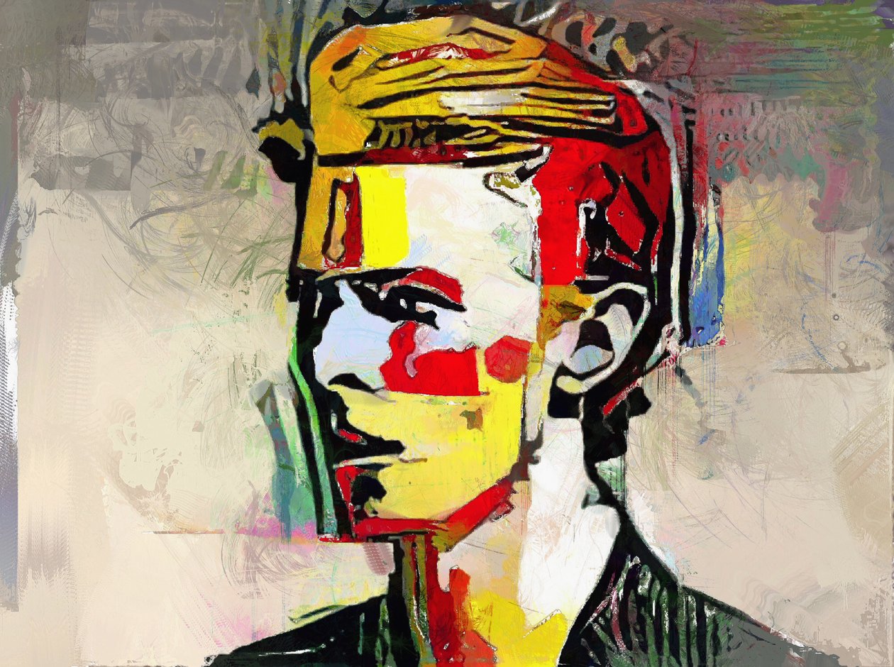 Picasso neu interpretiert - David Bowie von Mark Gordon