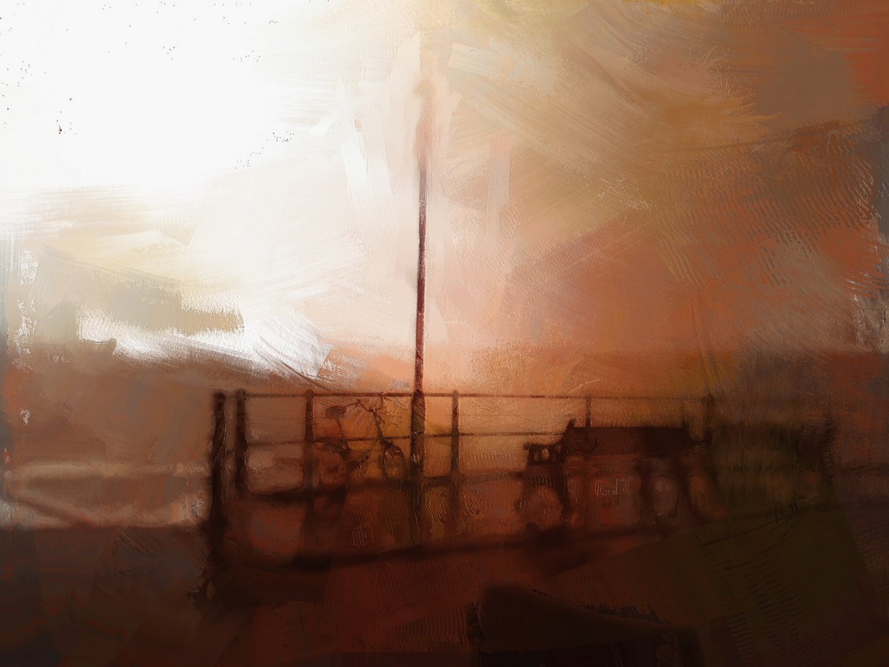 Cromer Pier nach einem Sturm von Mark Gordon