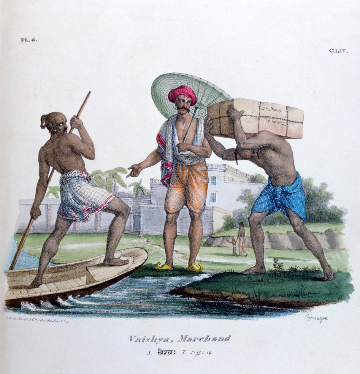 Händler, 1828 von Marlet et Cie
