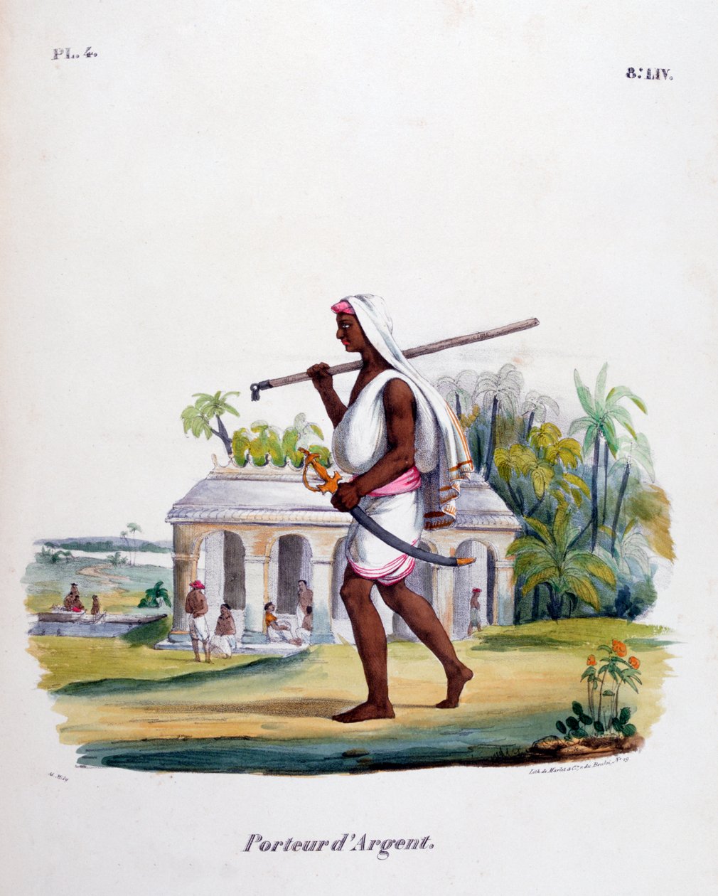 Geldträger, 1828 von Marlet et Cie