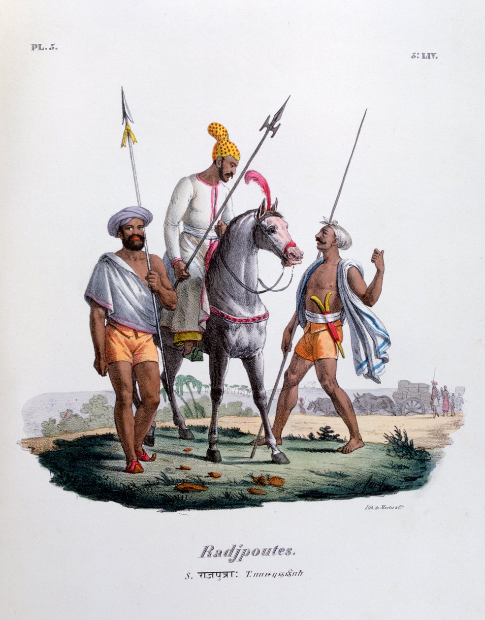 Rajputs, 1828 von Marlet et Cie