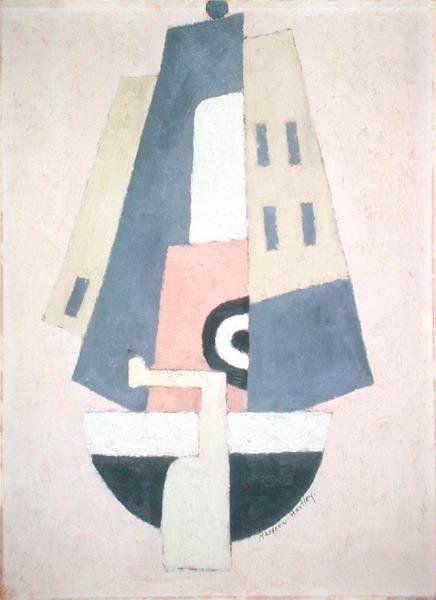 Boot - Schwarz-Weißer Rumpf von Marsden Hartley