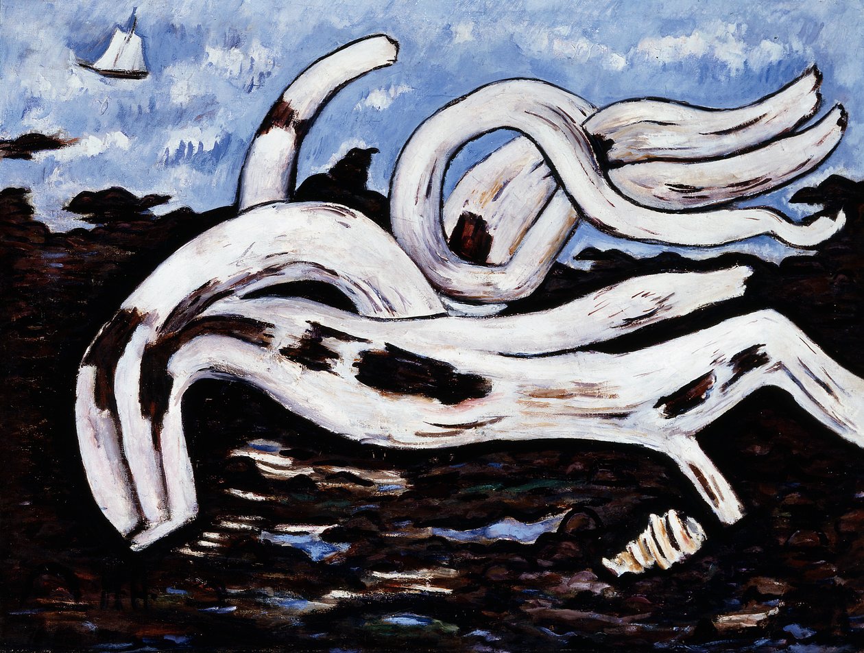 Treibholz am Bagaduce von Marsden Hartley