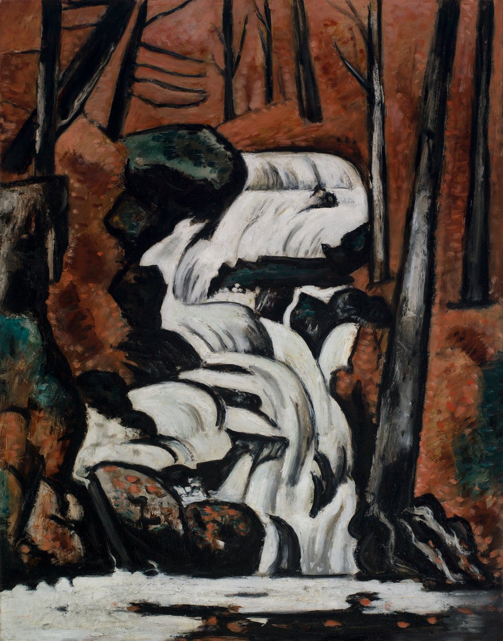 Smelt Brook Falls von Marsden Hartley