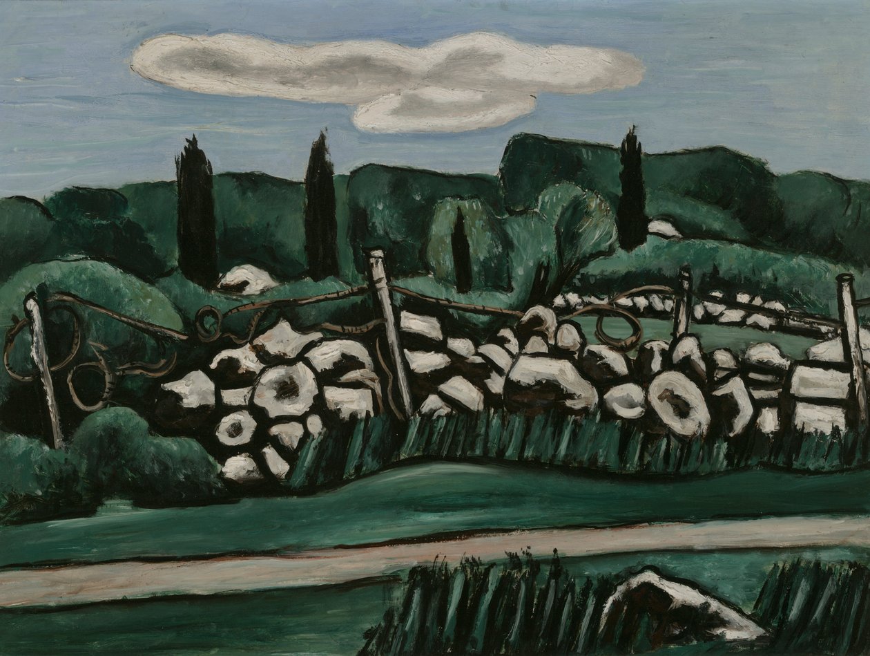 Die letzten Steinmauern, Dogtown von Marsden Hartley