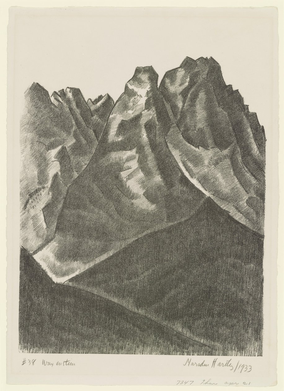 Waxenstein von Marsden Hartley