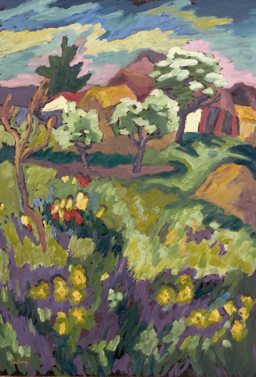Garten meiner Kindheit, 2005 von Marta Martonfi Benke