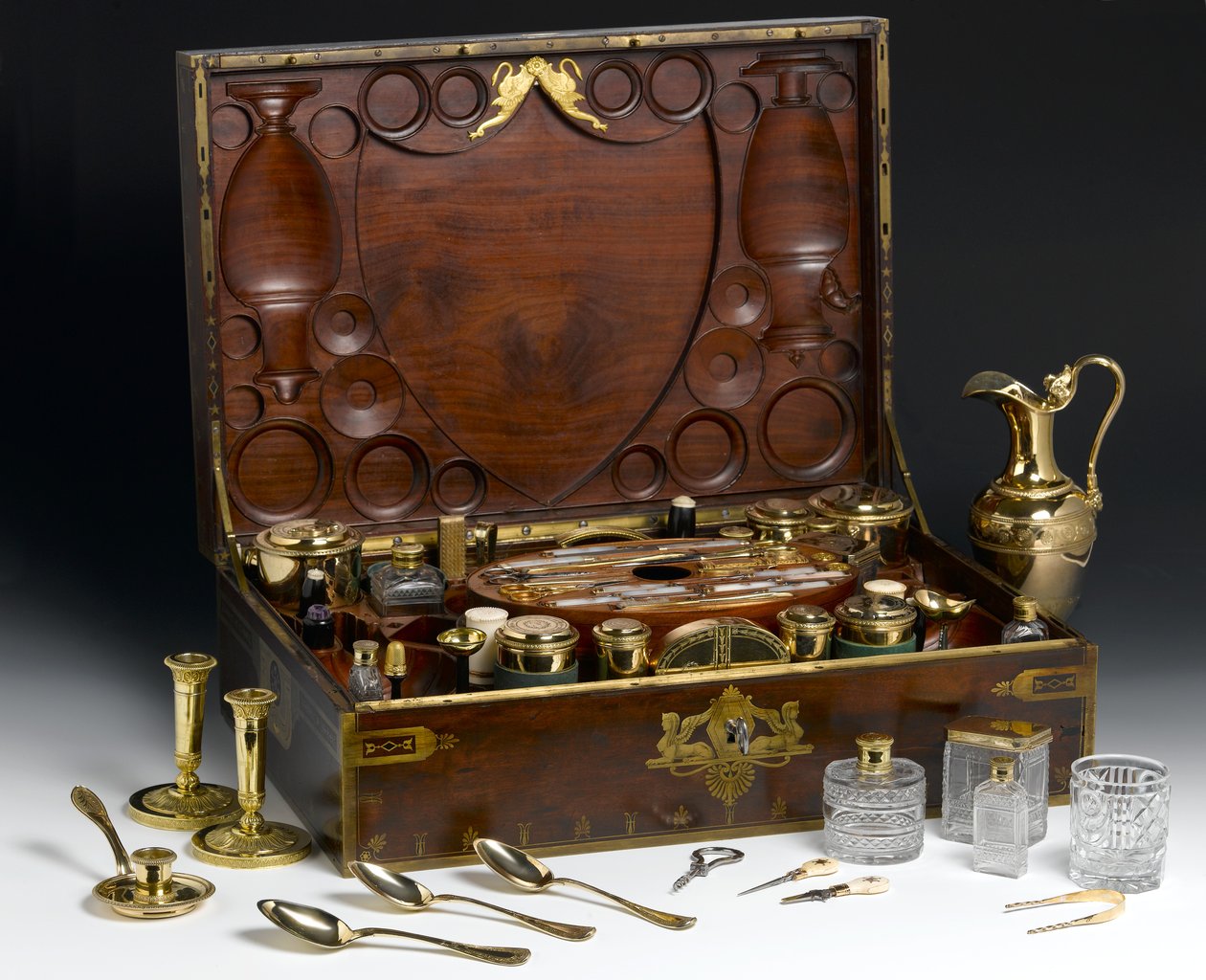 Reise-Necessaire, ca. 1803 von Martin Guillaume Biennais