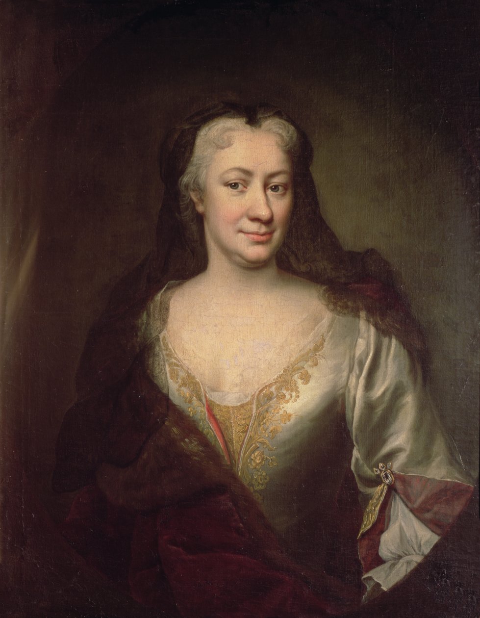Gräfin Fuchs, Gouvernante von Maria Theresia, Kaiserin von Österreich von Martin II Mytens or Meytens