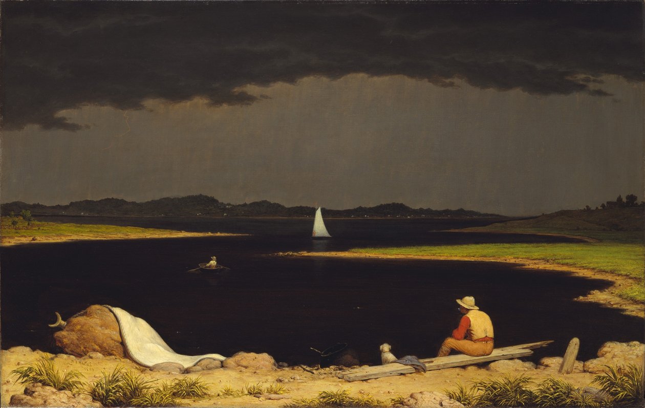 Nahendes Gewitter von Martin Johnson Heade