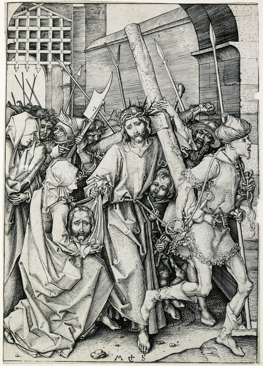 Christus trägt das Kreuz von Martin Schongauer