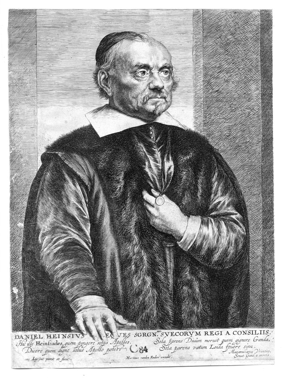 Graviertes Porträt von Martin van den Enden