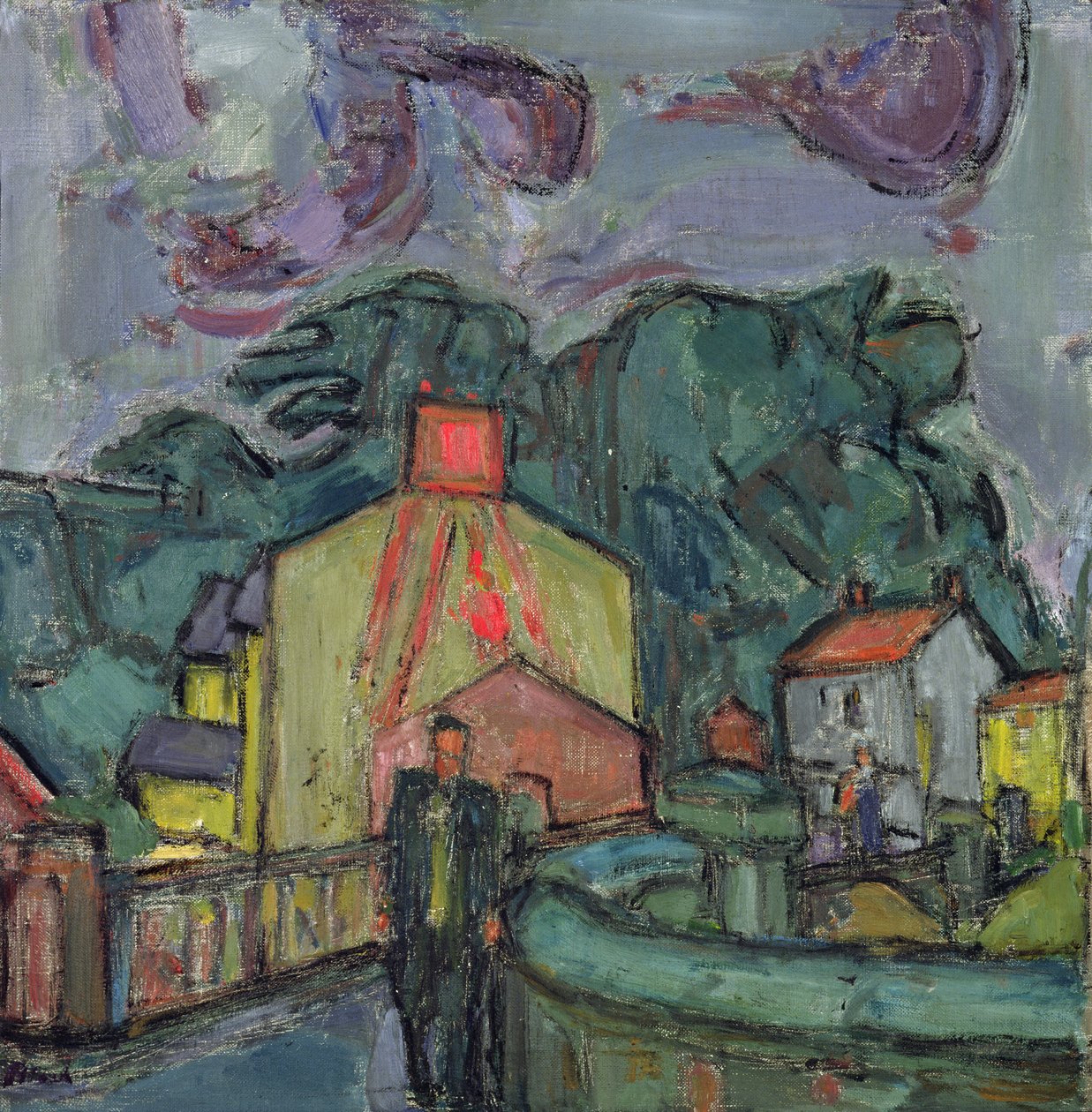 Walisisches Dorf von Martin Bloch