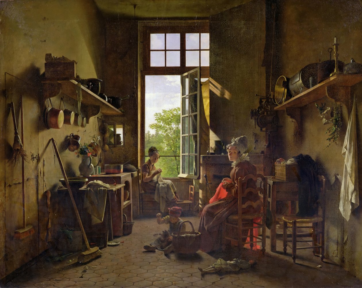 Kücheninterieur von Martin Drölling