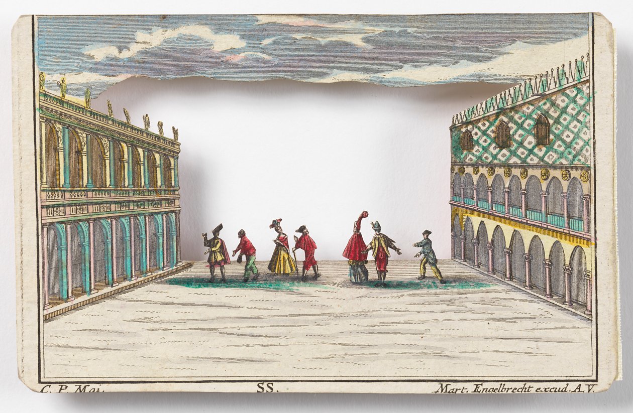 Der Karneval von Venedig (Guckkasten) von Martin Engelbrecht