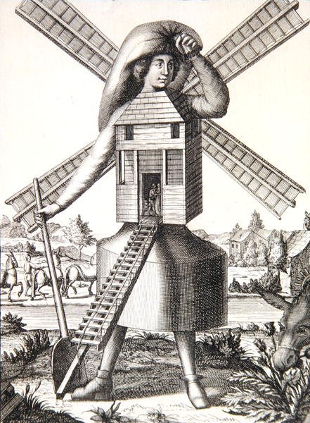 Das Kostüm des Müllers (Gravur) von Martin Engelbrecht