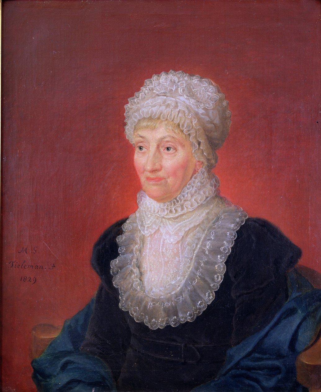 Caroline Herschel, 1829 von Martin Francois Tielemans