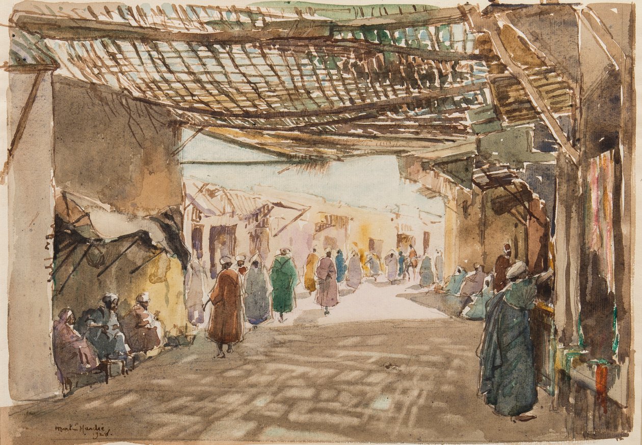 Ein Souk in Fès von Martin Hardie