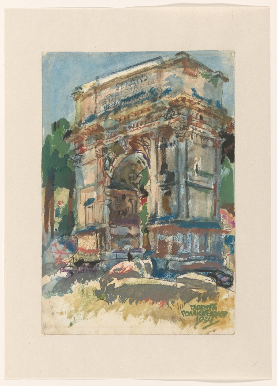 Der Bogen des Titus, Rom von Martin Monnickendam
