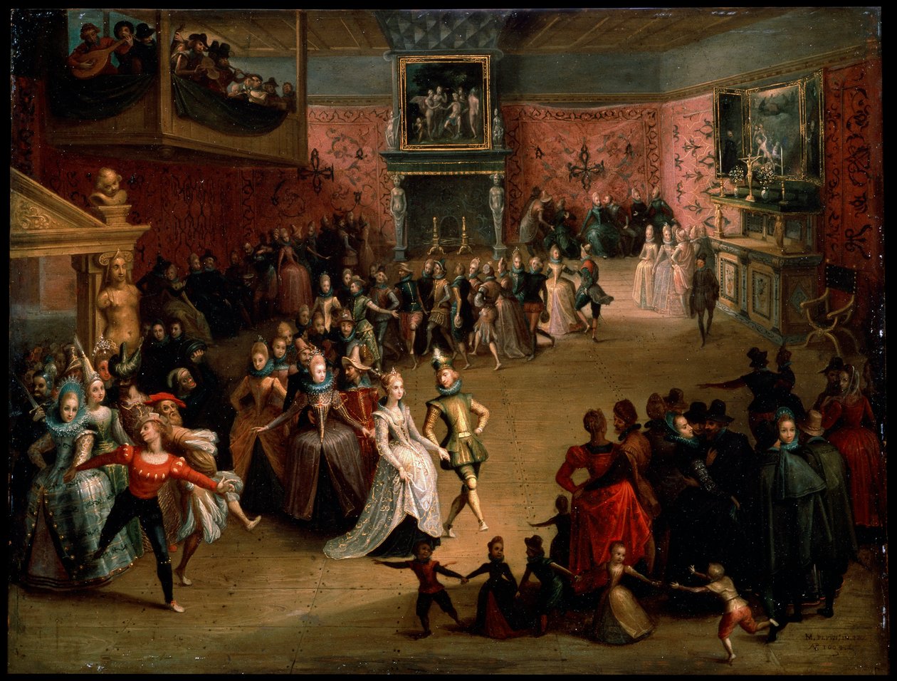 Der Hochzeitsball, 1604 von Martin Pepyn