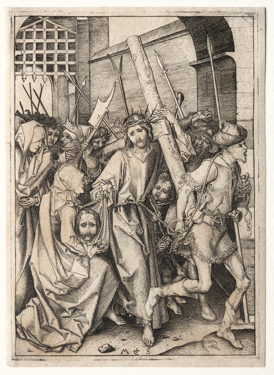 Christus trägt das Kreuz von Martin Schongauer