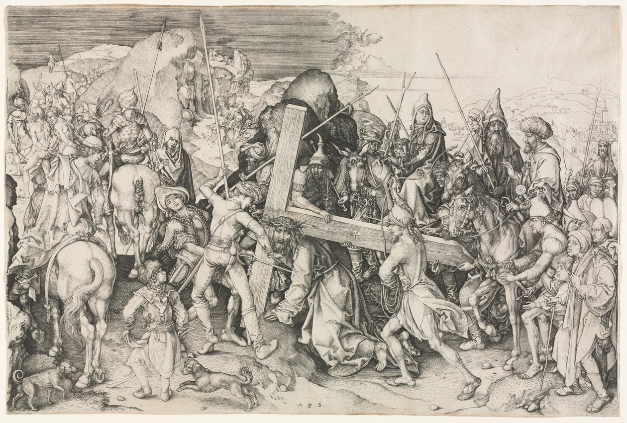 Christus trägt das Kreuz von Martin Schongauer